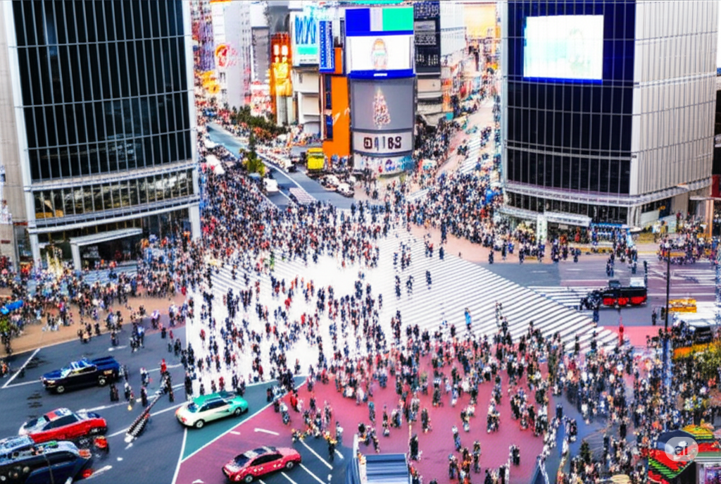 Must-Visit Destinations in Tokyo: Shibuya Crossing: The Scrambling Icon